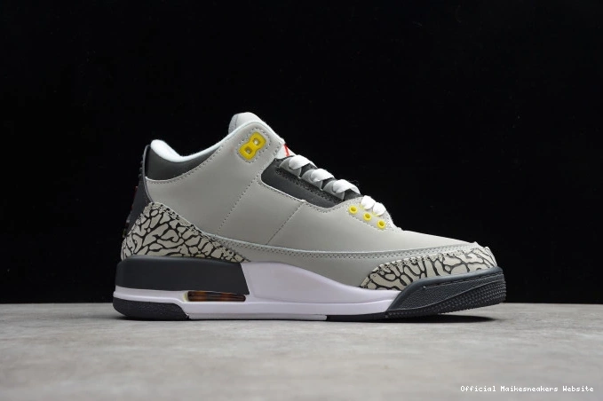 Official Maikesneakers Air Grey Cool (2021) Jordan 3 CT8532-012 Retro 0730